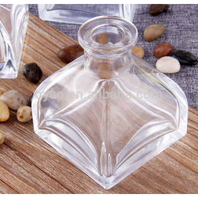 Wholesale Hot Sale Triangle Tent Aroma Home Reed Diffuser Glass Bottle