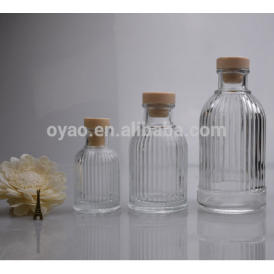 Wholesale 50ml Round Aroma Reed Diffuser Glass Bottle for Fragrance Oil for Promotion